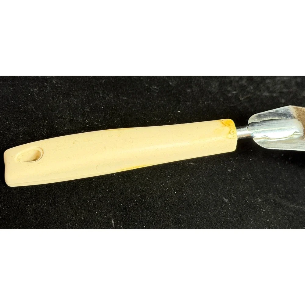 Vintage 4pc Kitchen Utensils: Ekco, Montgomery Ward Spatula Set and Wooden Tongs